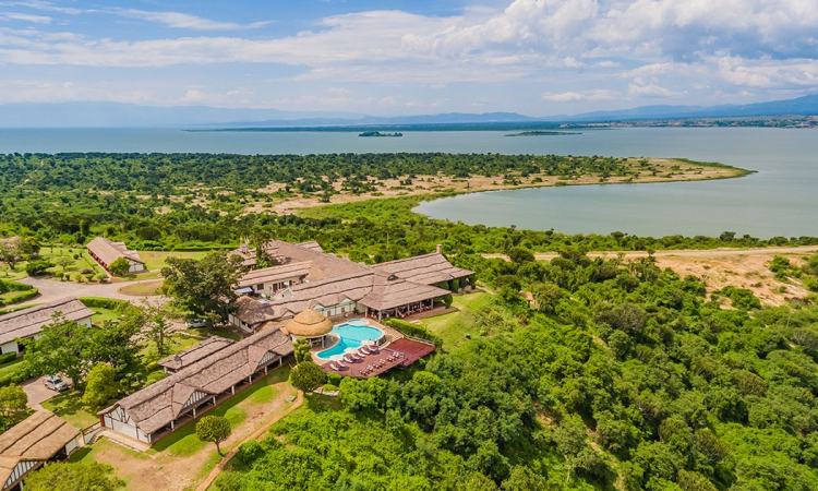 Mweya Peninsula in Queen Elizabeth National Park